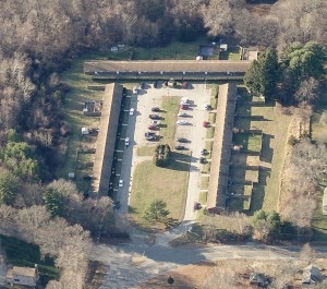 Here is an ariel view of Lakeside Manor